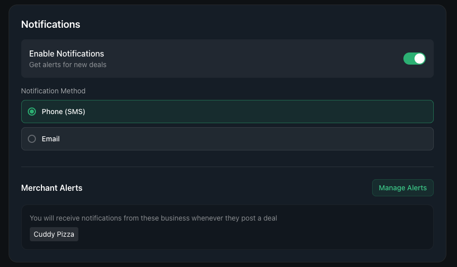 AI-powered deal creation assistant for merchants